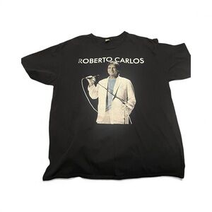 Brazilian Singer Roberto Carlos 2024 tour shirt mens sz Lg
